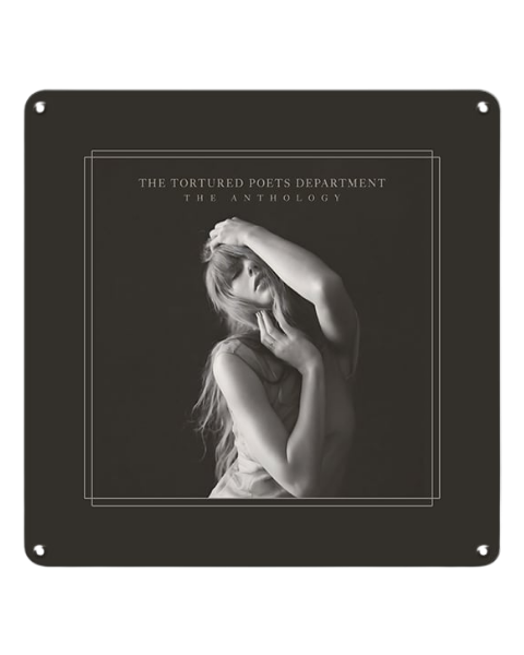The Tortured Poets Department Album Cover – Metal Sign