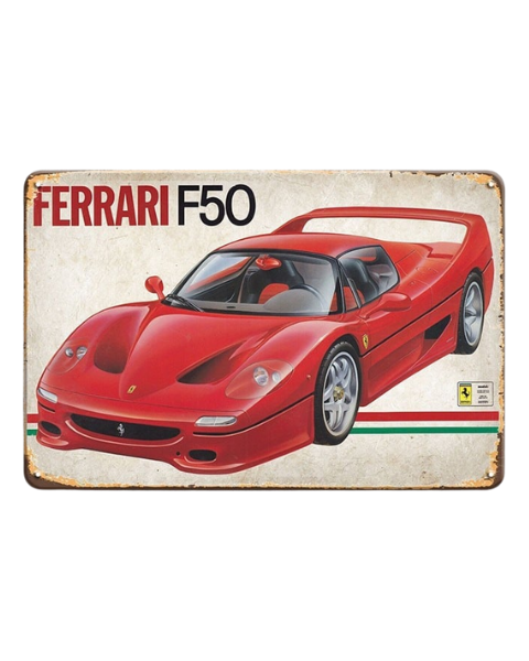 Ferrari F50 Supercar β Metal Sign
