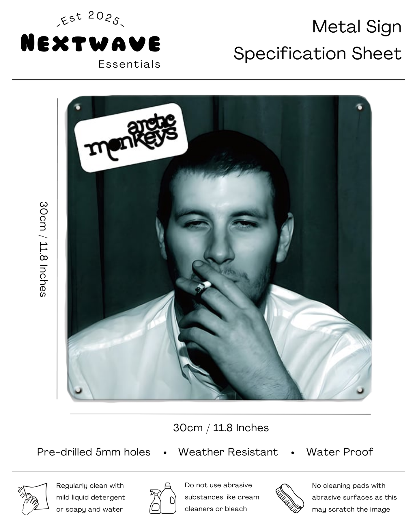 Whatever People Say I Am, That's What I'm Not Album Art - Metal Sign