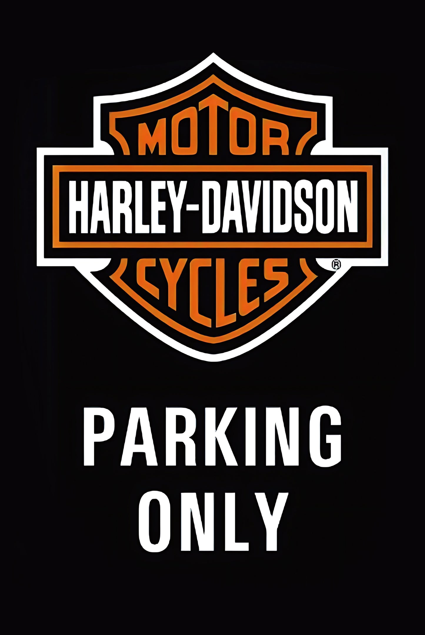 Harley-Davidson Parking Only - Metal Sign