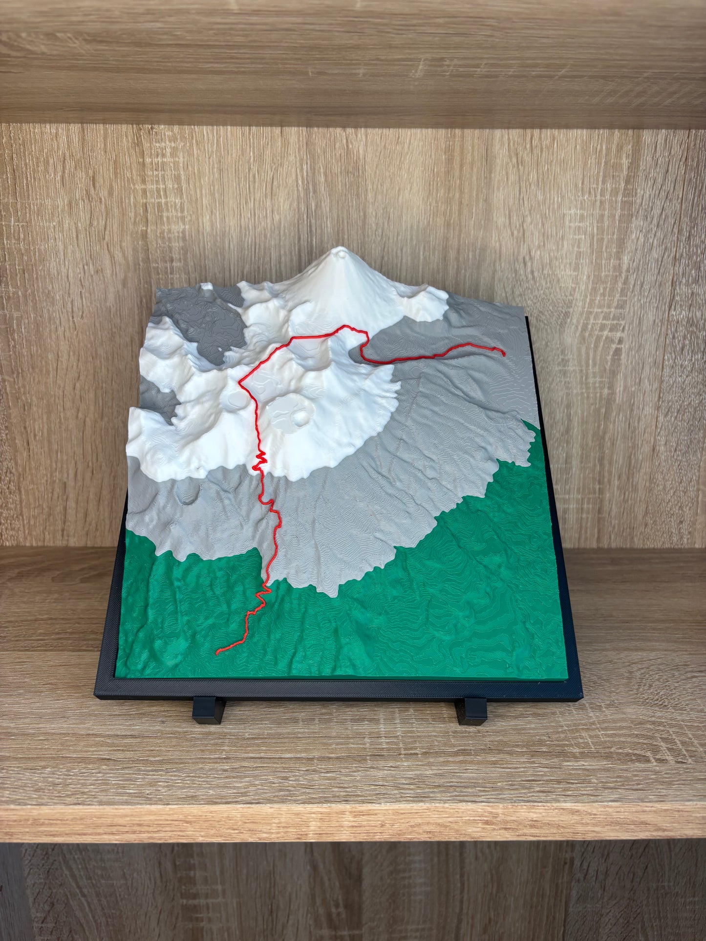Tongariro Crossing - 3D Terrain Map