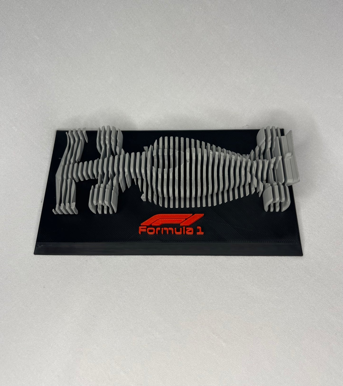 Formula 1 Race Car – 3D Printed Layered Desk Art