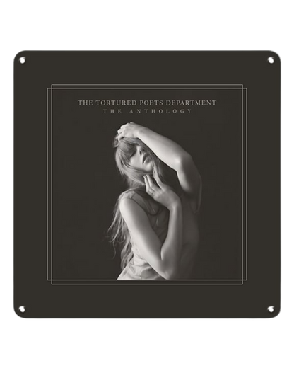 The Tortured Poets Department Album Cover – Metal Sign