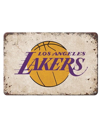 Los Angeles Lakers Logo – Metal Sign