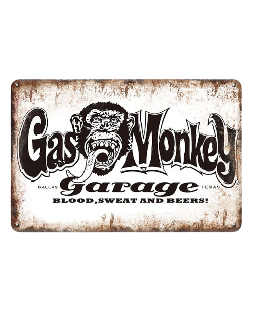 Gas Monkey Garage Vintage - Metal Sign