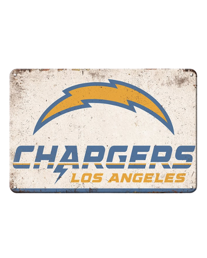 Los Angeles Chargers Logo – Metal Sign