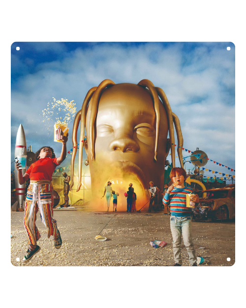 Astroworld Album Cover – Metal Sign