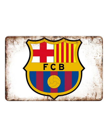 FC Barcelona Logo – Metal Sign