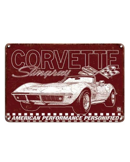 Corvette Stingray Convertible – Metal Sign