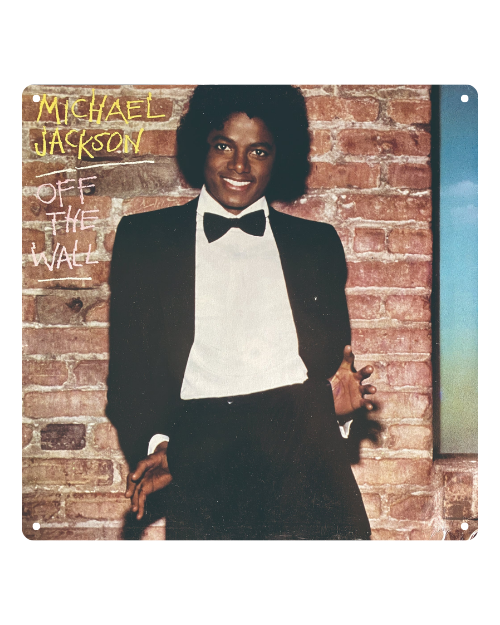 Off the Wall Album Art – Metal Sign