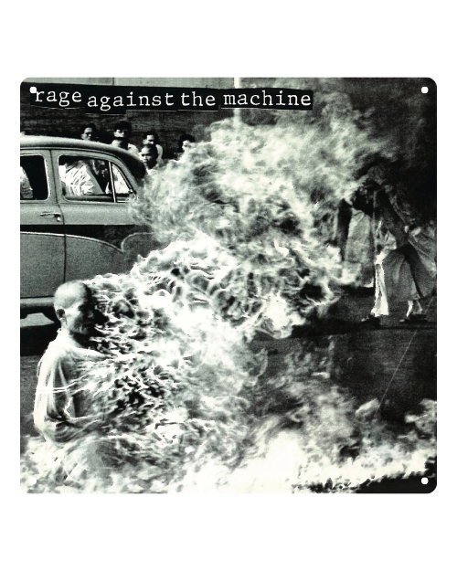 Rage Against the Machine Album Cover – Metal Sign