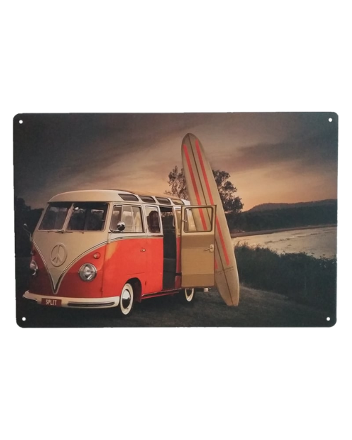 Volkswagen Kombi Surf Van - Metal Sign