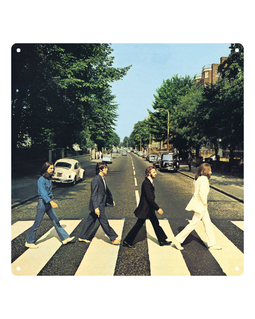 Abbey Road Album Art– Metal Sign