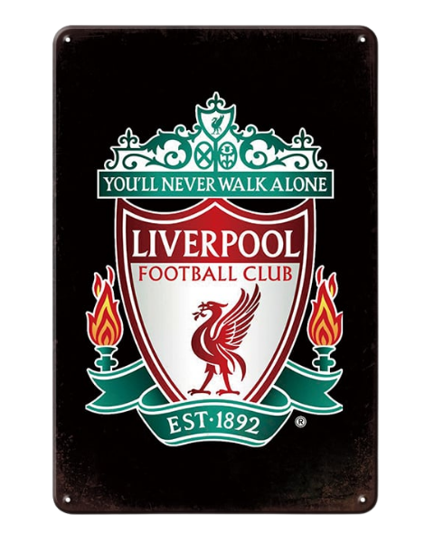 Liverpool FC Logo Sign – Metal Sign