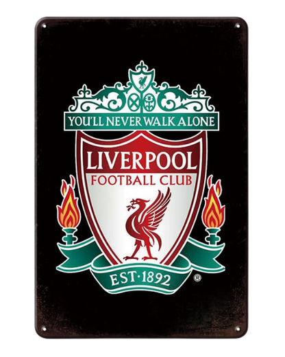 Liverpool FC Logo Sign – Metal Sign