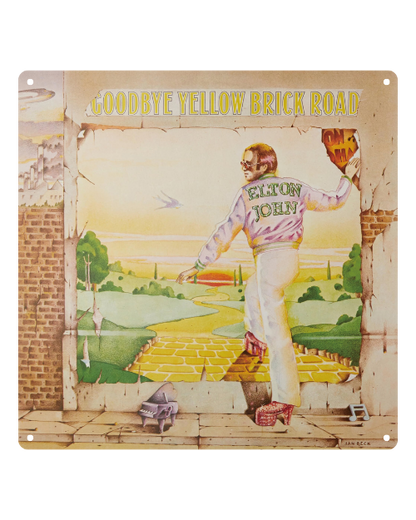Goodbye Yellow Brick Road Album Art – Metal Sign