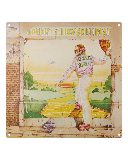 Goodbye Yellow Brick Road Album Art – Metal Sign