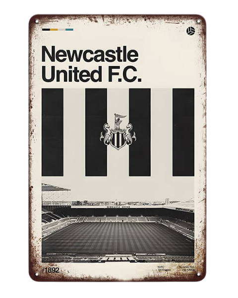 Newcastle United FC Stadium Sign – Metal Sign