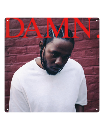 DAMN. Album Art – Metal Sign