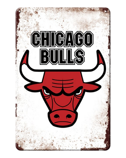 Chicago Bulls Logo Sign – Metal Sign