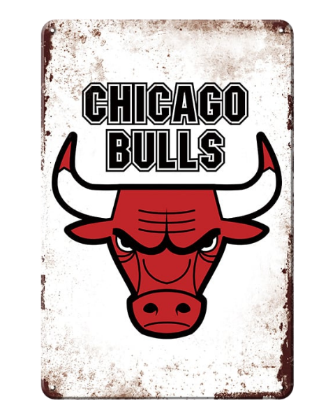Chicago Bulls Logo Sign – Metal Sign