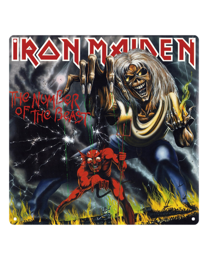The Number of the Beast Album Art – Metal Sign
