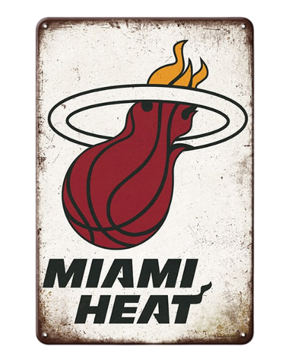 Miami Heat Logo Sign – Metal Sign