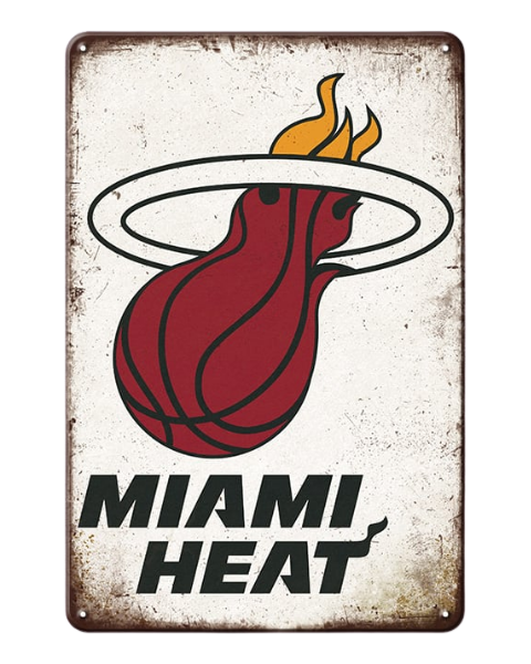 Miami Heat Logo Sign – Metal Sign