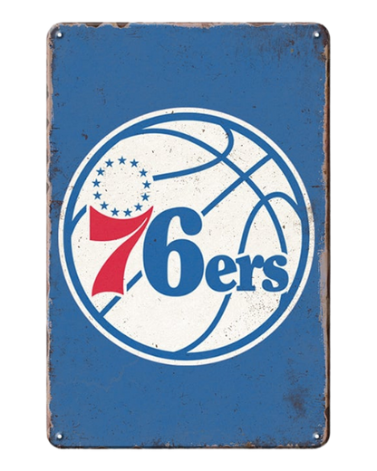 Philadelphia 76ers Logo Sign – Metal Sign