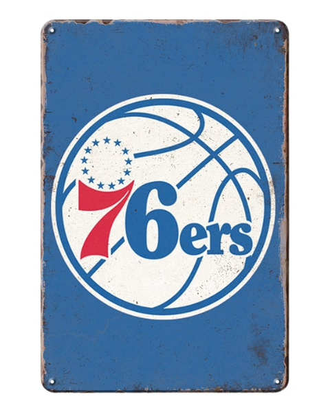 Philadelphia 76ers Logo Sign – Metal Sign
