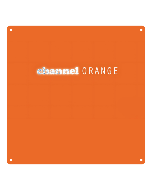 Channel ORANGE Album Cover – Metal Sign