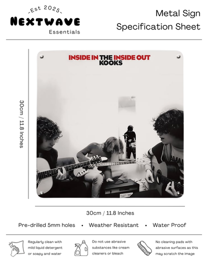 Inside In / Inside Out Album Art - Metal Sign
