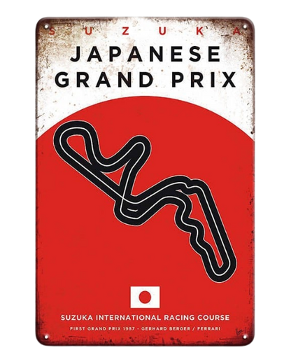 Japanese Grand Prix - Metal Sign