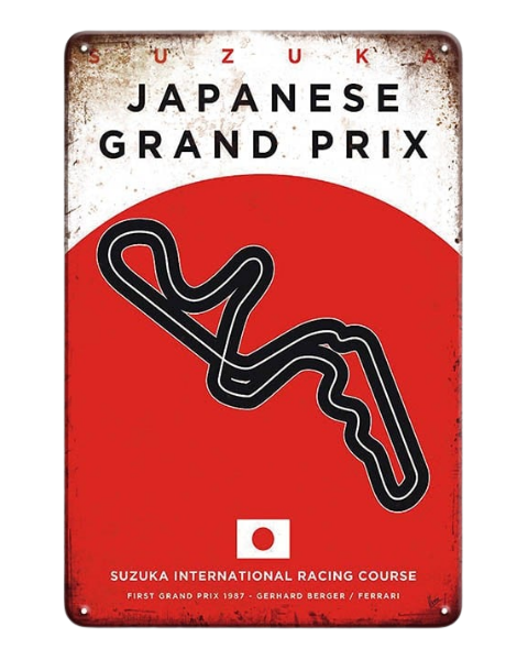 Japanese Grand Prix - Metal Sign