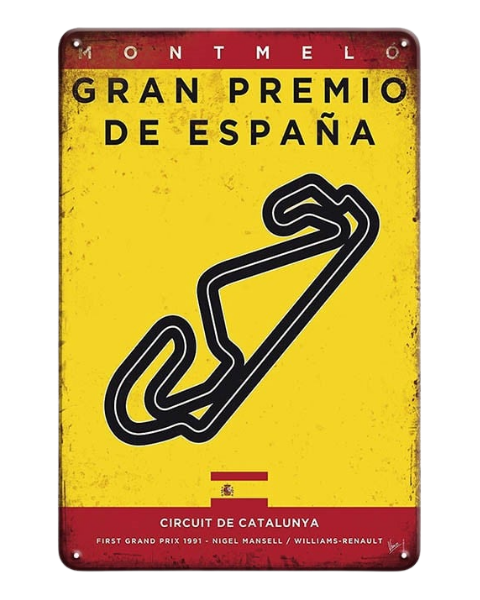 Spanish Grand Prix - Metal Sign