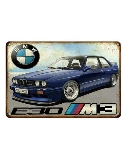 BMW E30 M3 – Metal Sign