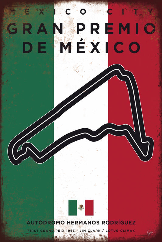 Mexico Grand Prix – Metal Sign