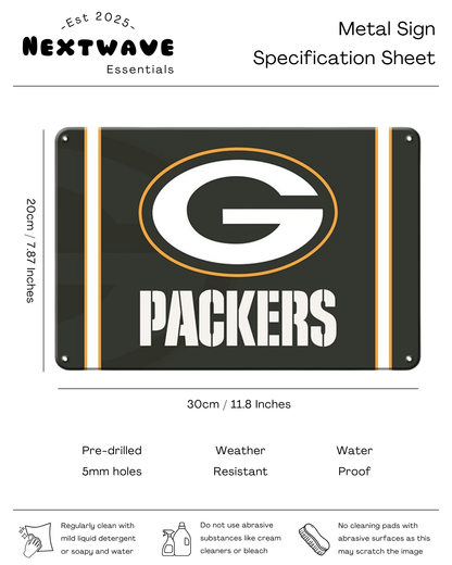 Green Bay Packers Logo Sign – Metal Sign