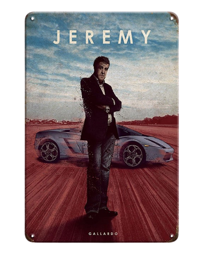 Jeremy Clarkson Lamborghini Gallardo – Metal Sign