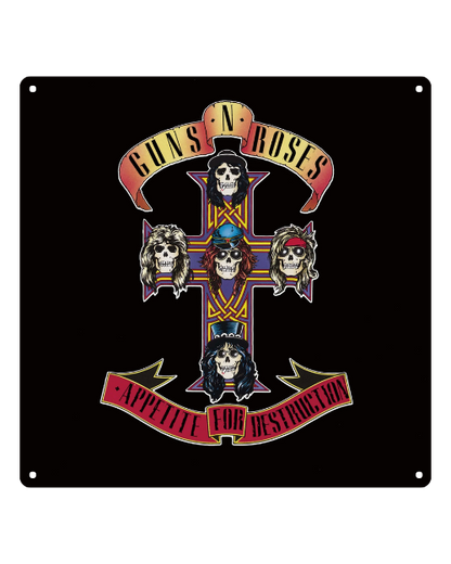 Appetite for Destruction Album Cover – Metal Sign