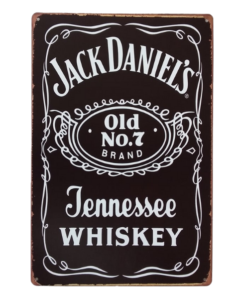 Jack Daniel's Tennessee Whiskey vintage-style - Metal sign