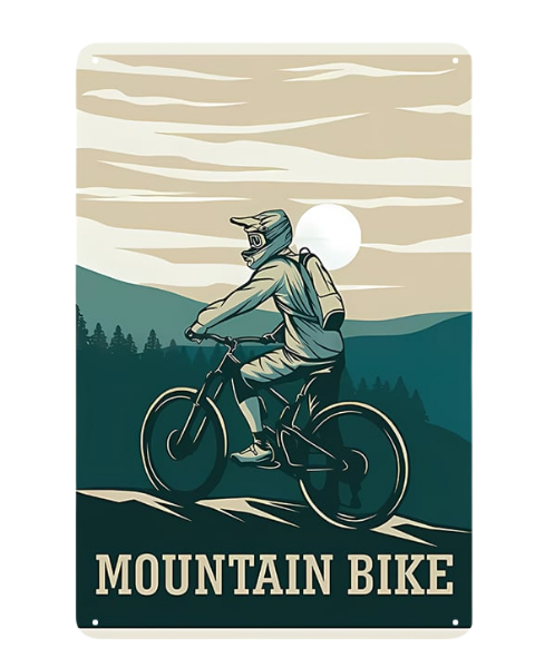 Mountain Bike Adventure - Metal Sign
