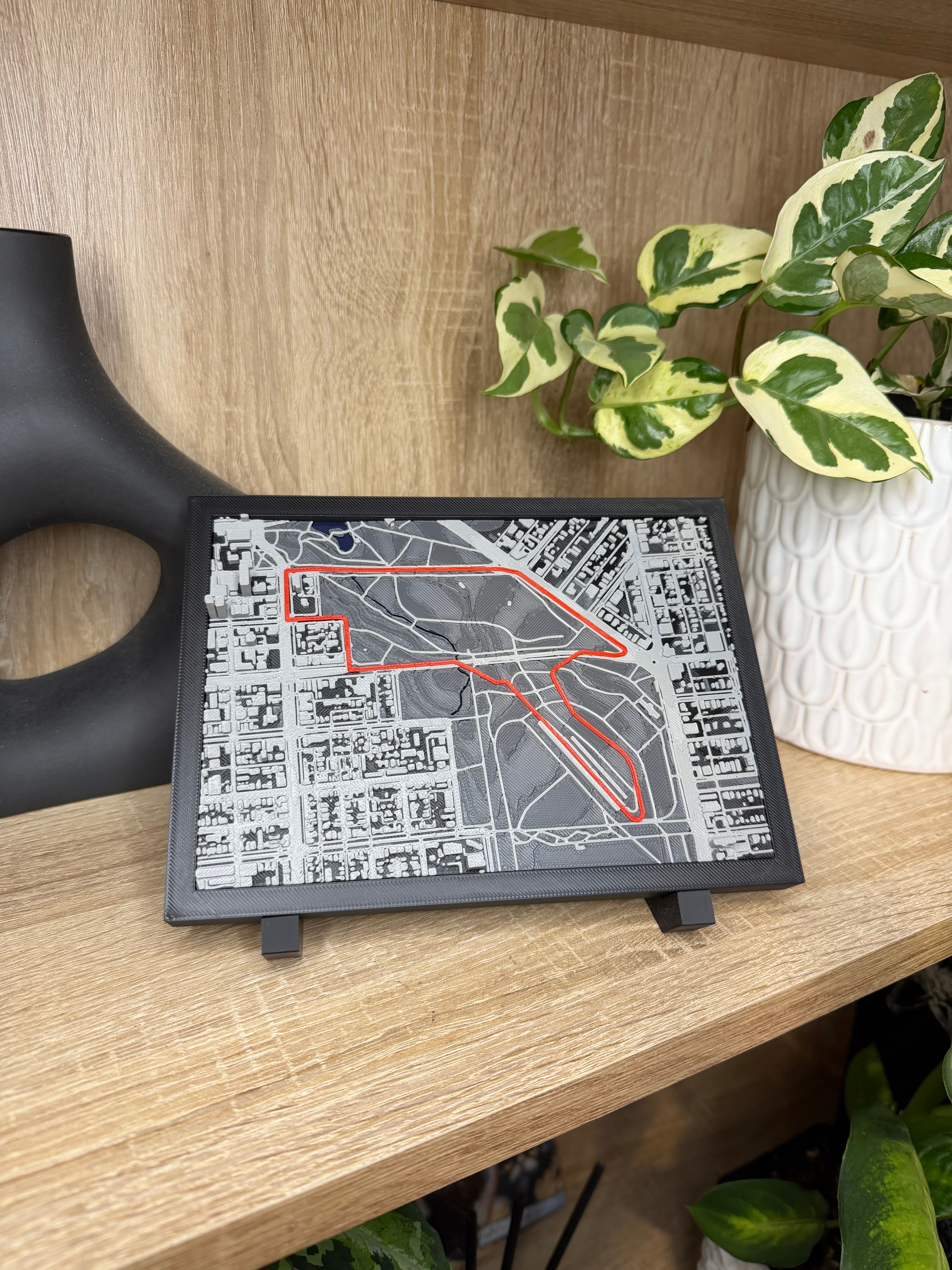 V8 Supercars Inspired Circuit Terrain Maps - 3D Printed Track Displays ...