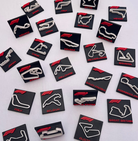 F1 Track Maps – 3D Printed Formula 1 Circuit Collection