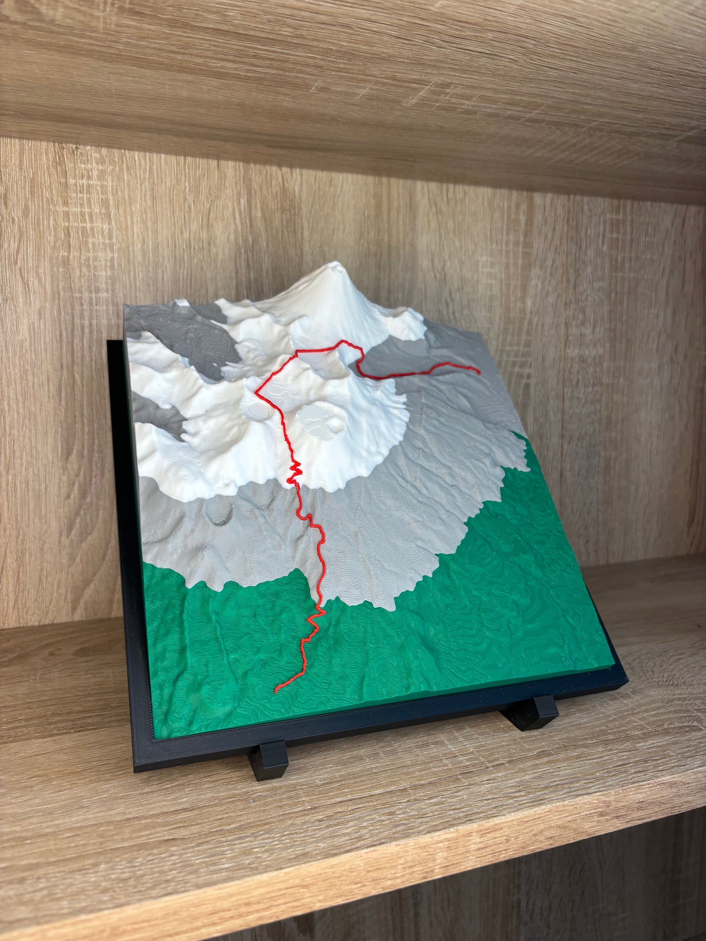 Tongariro Crossing - 3D Terrain Map