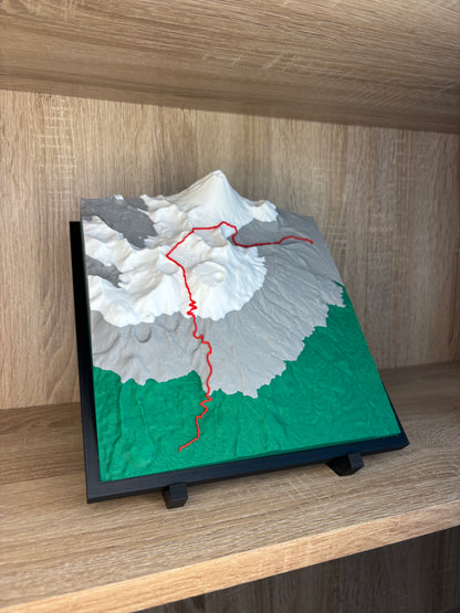 Tongariro Crossing - 3D Terrain Map