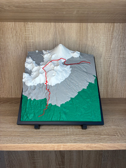 Tongariro Crossing - 3D Terrain Map