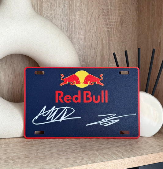 F1-Inspired Signed Team Display Plates - 3D Printed Motorsport Decor