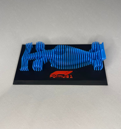 Formula 1 Race Car – 3D Printed Layered Desk Art