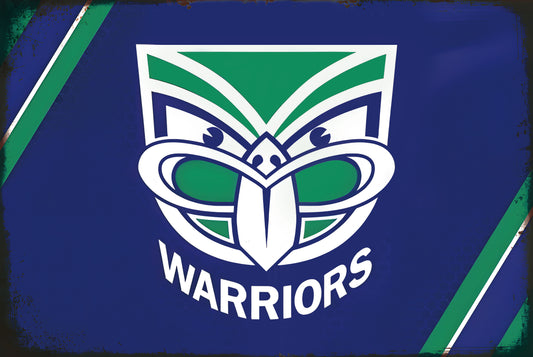 New Zealand Warriors NRL Logo – Metal Sign
